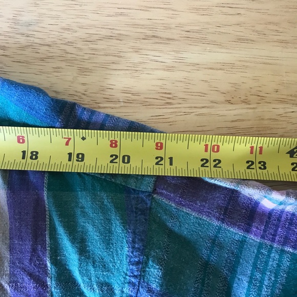 Vintage Loafers by Reed St. James Striped Plaid Shirt Men's Size L 1990's Large - Picture 9 of 15